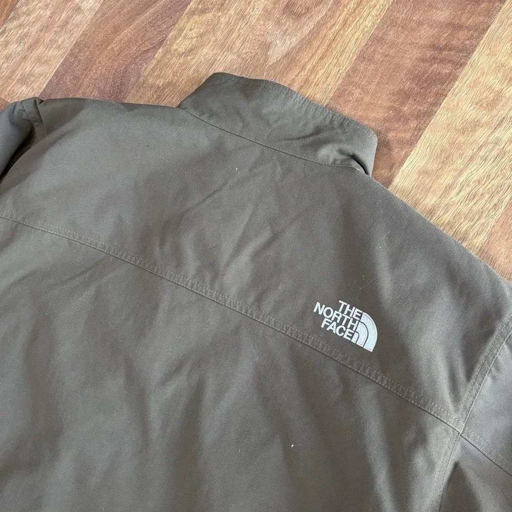 The North Face Mens 2XL Brown Insulated Parka Jacket AXEO Full Zip Outdoor